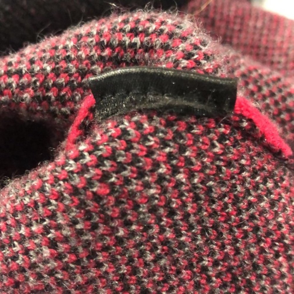 Rag & Bone Black and Pink Cashmere Zebra Crew Pullover - Picture 9 of 9